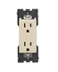 Outlet Tamper Resistant 15 Amp 125VAC Whispering Wheat Leviton Renu RER15-WG
