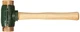GARLAND MFG 311-31004 SIZE 4 SPLIT-HEAD RAWHIDE HAMMER