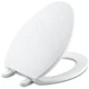 Kohler K-4774-0 Brevia Q2 Elongated Closed-Front Toilet Seat, White - 2 pack