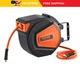 VEVOR Retractable Air Hose Reel 3/8" x 50FT Hybrid 300PSI Wall Ceiling Mount