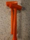 2-Stanley Compo-Cast Dead Blow Orange 57-542. (2 Dead Blow Hammers 18 oz)