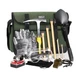 INCLY 15 PCS Geology Rock Pick Hammer Kit, 32oz Hammer & 3 PCS Digging Chisel...