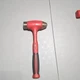 Snap On Tools 32 Ounce RED Soft Grip Dead Blow Ball Peen Hammer HBBD32