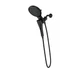 MOEN Verso 220C3BL Matte Black 8 Function Rain Shower w/ Hand Shower &ndash; Modern