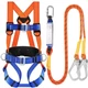 TT TRSMIMA Safety Harness Fall Protection Kit: Full Body Roofing harnesses with 