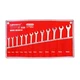 JRSDRIVE 12 Peice Ratcheting wrench Set Metric Full Polished Chrome Plated E2257