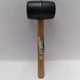 1 lb. Solid Rubber Mallet Pittsburgh #69076 Hard Wood Handle Non-Marring