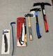 Hammer Saw Knife Pry Bar Tools Kobalt Vaughan Corona Truper Steel  NEW Lot of 6