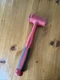 Snap On Tools USA RED Soft Grip Dead Blow Hammer 24 Ounce 650 Grams HBFE24