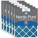 Breathe Cleaner Air - Nordic Pure 20x25x1 MERV 7 Filter 6 Pack