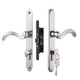 HauSun Storm Door Handle 2 Point Mortise Lock Key Brushed Nickel Pella Larson