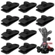 60 Pcs Heavy Duty Tarp Clips, Lock Grip Tarp with Ball Bungee Cords Tarps 