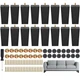 Furniture Legs 6 Inch Square Black Wood Set 16 Sofa Couch Chair TURSTIN Solid