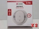 KIDDE DETECT 20SDR Smoke Alarm 2 AA Battery Powered Self Testing (2 Pk)