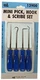 S & G Tool Aid 13900 Mini Pick and Hook Scribe Set