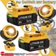 1-4PACK For DeWalt 20Volt Max XR 6.0AH Li-Ion Battery/Portable fan DCB205 DCB200