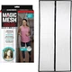 Magic Mesh Elite Magnetic Screen Door 39"x83" Hands Free Bug Net Black (1-3)