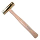 K Tool KTI-71715 24 oz. Brass Hammer with Wooden Hickory Handle