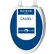 Mayfair Cassel Slow Close Toilet Seat, Easy Clean, Non Slip Premium Wood Seat...