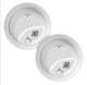 First Alert SMI100, Battery-Operated Smoke Alarm, 2-Pack