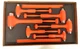 New Snap-on&trade; HBBD6FO Orange Ball Peen Dead Blow Hammer Set 8 16 24 32 40 56 oz