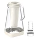 GLACIER FRESH 10 Cup Purela Glass Water Pitcher 10 Cup, 10 White