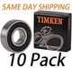 (10PACK) TIMKEN 6203-2RSC3 6203-2RS 17X40X12MM Double Rubber Seal Ball Bearings