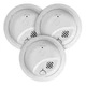 First Alert BRK SMI100-AC Hardwire Smoke Alarm with Battery Backup 3Pcs