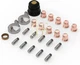 IPT40 24pcs Plasma Cutting Torch Tip Electrode Consumables for YESWELDER CUT65DS
