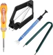 4 Pieces IC Chip Remover Tool IC PLCC Chip Extraction Tool Extractor Puller 4-Cl