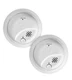 First Alert SMI100, Battery-Operated Smoke Alarm, 2-Pack