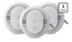 Kidde Hardwired Smoke Detector for Home, 10-Year Battery 3 Pack, White 20SA10