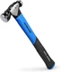 16 Oz Ball Peen Hammer, Forged Steel Head with Graphite Handle