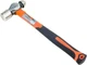 Edward Tools Ball Peen Hammer 16 oz. - Forged Fine Black, Orange, Silver 