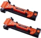 Amazon Basics Emergency Seat Belt Cutter and Window Hammer 2-Pack, Orange 