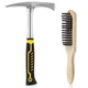 28 oz Welding Chipping Hammer and Wire Brush, 12.4 Inch Heavy Duty Forged Ste...