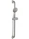 BRIGHT SHOWERS Stainless Steel Slide Bar Grab Rail Set Ada Compliant Includes...