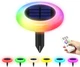 Intelamp Solar Pathway LED Lights Outdoor 9 Color Changing Remote Control 6 pack
