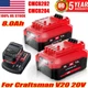 For Craftsman V20 20 Volt MAX CMCB204 CMCB202 CMCB201 20V 8.0ah Battery/Charger