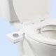 TUSHY Fresh Cool Water Bidet White/Silver "Champagne" Self-Cleaning Easy Install