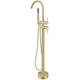 Floor Mount Bathtub Faucet Freestanding Tub Filler Brushed Gold Aolemi High Flow