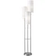 Adesso 4305-22 Trio Floor Lamp Brushed Steel