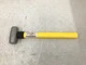 AMERICAN HAMMER AM2ZNFG Fiberglass Handle Zinc Mallet  2 lb Head Wt