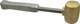 American Hammer 5 Lb Head 2" Face Brass Head Hammer 13-1/2" OAL, Aluminum Handle