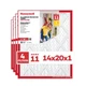 Honeywell 14x20x1 MERV 11 Allergen Reducer 11000 (4 Pack), White 