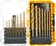 DEWALT Titanium Nitride Coated Drill Bit Set, Pilot Point, 21-Piece (DW1361)