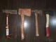 (4) Vintage AXE Hatchet Original Handles Craftsman 48101-1  48281 Plumb 