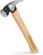 REAL STEEL 20 Oz Magnetic Head Rip Claw Framing Hammer with 20 oz, Brown 