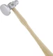 The Beadsmith Two-Sided Chasing Hammer - 10.75 Inches Wooden Handle, 2.25&rdquo; Ste