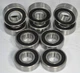 6203-2RS C3 Premium Sealed Ball Bearing, 17x40x12 (Qty. 10)